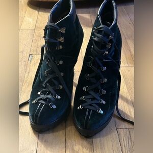 Alaia Lace Up Heeled Boots